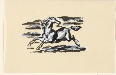 Galopperend paard