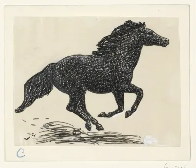 Galopperend paard