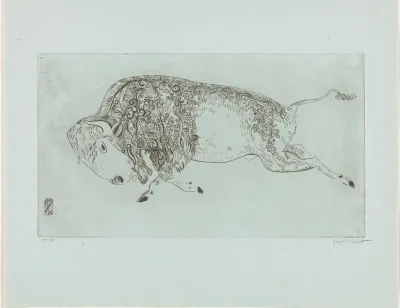 Galopperende bizon
