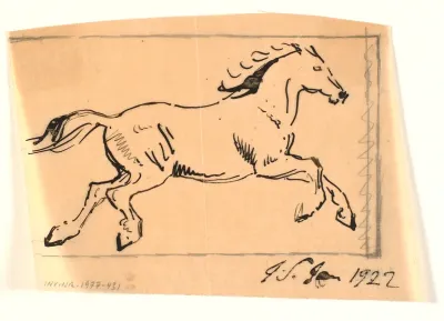 Galopperende hest