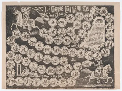 Game of the cowboy smugglers (Los charros contrabandistas)