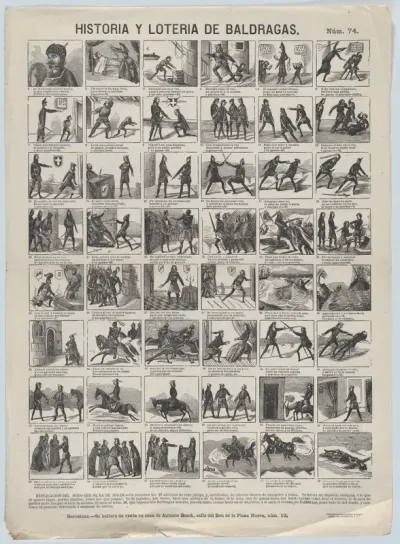 Game of the lottery of the man weak in character (Baldragas)