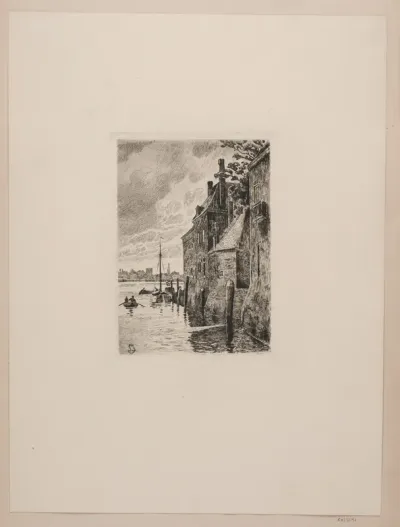 Gamle huse i Dordrecht
