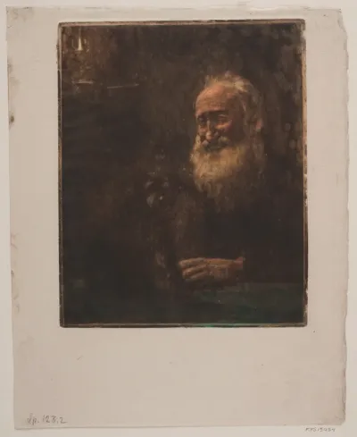 Gamle Schøtt med hunden