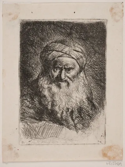 Gammel Mand med Turban