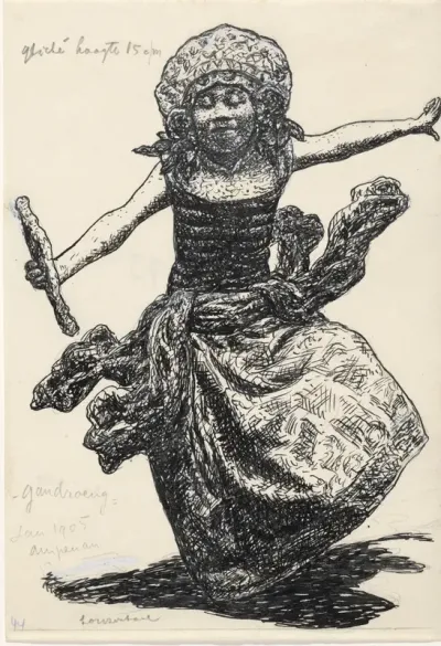 Gandrung danseres in Ampenan
