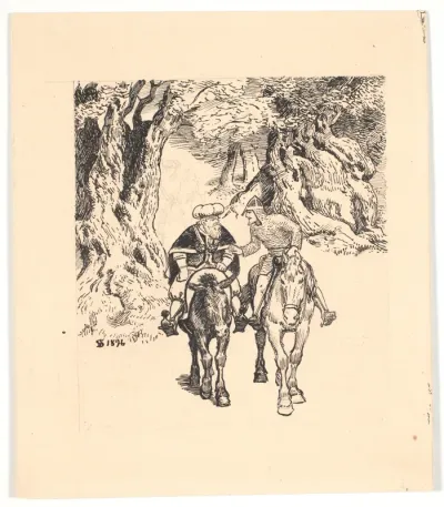 Gane og Blancandrins ridetur