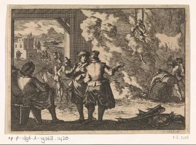 Gantespel of drieërlei proeven waaraan leerlingen op kantoren in Bergen te Noorwegen zich moesten onderwerpen om als koopman te kunnen werken, ca. 1660