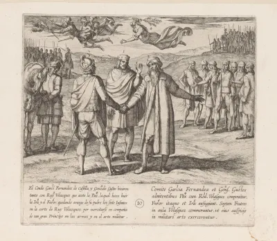 Garci Fernandez en Gonzalo Gustos halen Ruy Velazquez over om vrede te sluiten