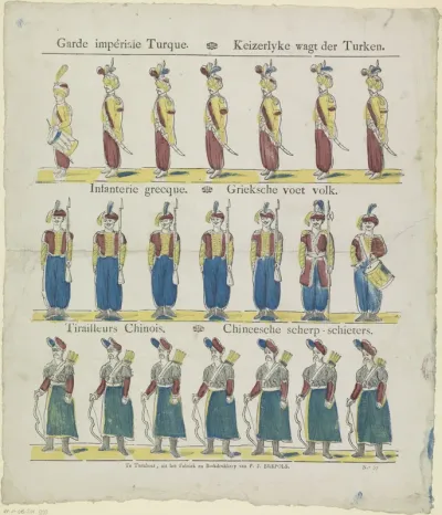 Garde impériale Turque / Keizerlyke wagt der Turken [(...)]