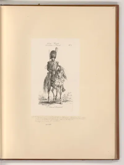 Garde Royale, Grenadier a Cheval, 1.er Cheval Normand