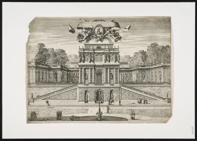 Garden with pavilion
