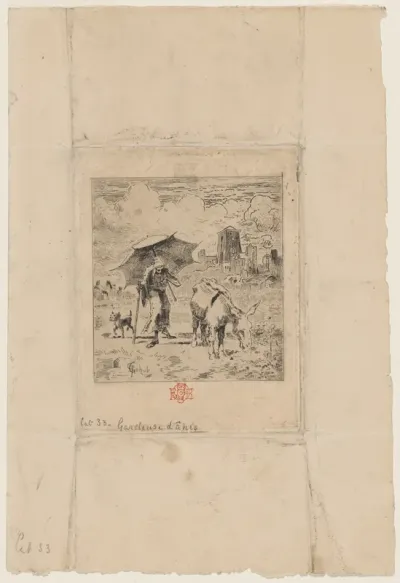 Gardeuse d'Anes Merchant (The Donkey Herder)