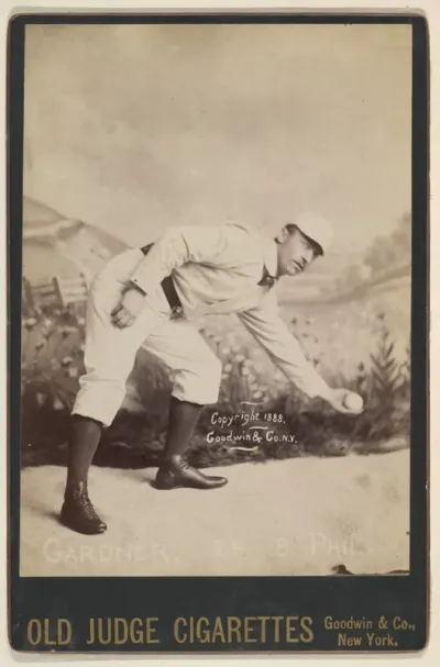 Gardner, 2nd Base, Philadelphia, from the series Old Judge Cigarettes