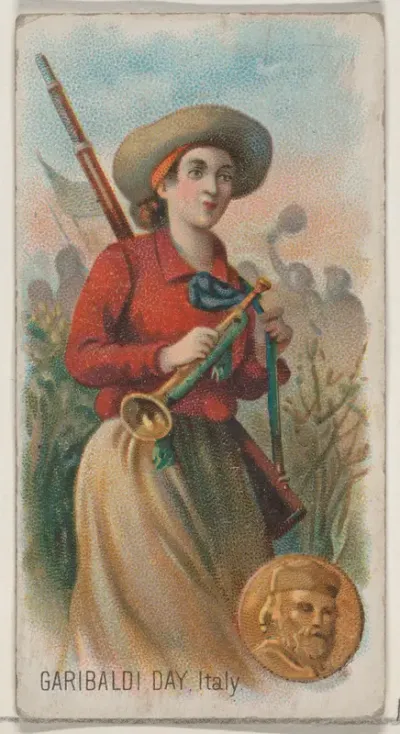 Garibaldi Day, Italy, from the Holidays series (N80) for Duke brand cigarettes