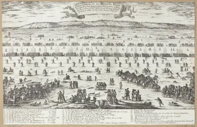 Garnisionen i Paris, opstillet til ære for Louis XIV and Maria Theresa d. 23 august 1660