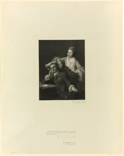 Garrick and his wife, from Old English Masters