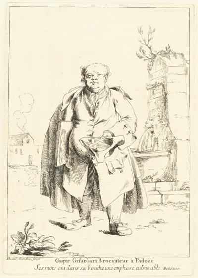 Gaspar Gribolari Brocanteur à Padoüe (Gaspar Gribolari, Secondhand Dealer in Padua)