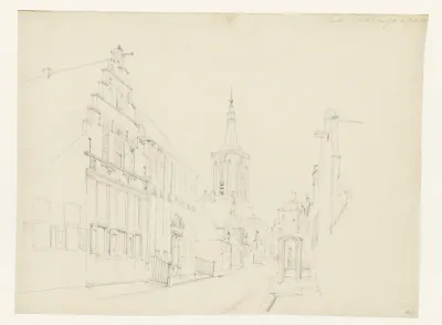 Gasthuis en kerk te Hasselt