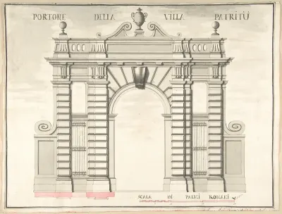 Gate of the Villa Patritii [Patritj]