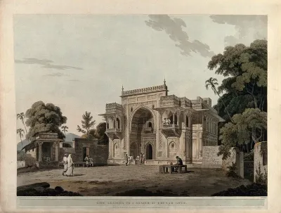 Gateway to a mosque, Chunar, Uttar Pradesh