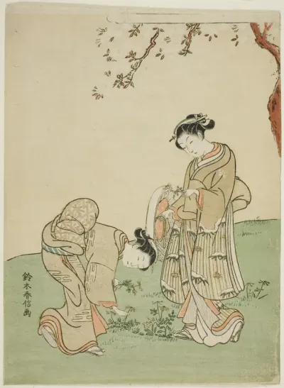 Gathering Spring Flowers