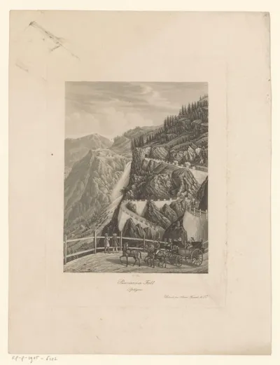 Geazicht op de Pianazzo waterval