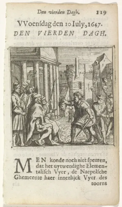 Gebeurtenis op 10 juli 1647 tijdens de Napolitaanse opstand