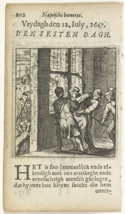 Gebeurtenis op 12 juli 1647 tijdens de Napolitaanse opstand