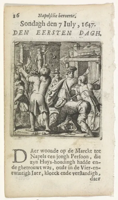 Gebeurtenis op 7 juli 1647 tijdens de Napolitaanse opstand