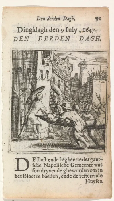 Gebeurtenis op 9 juli 1647 tijdens de Napolitaanse opstand