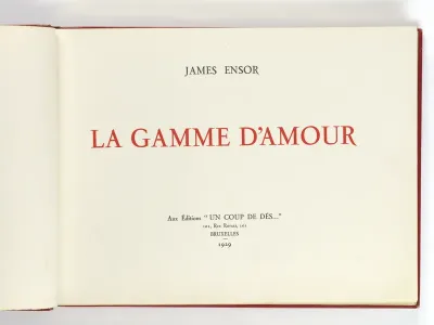 Gebonden album "La Gamme d'Amour"