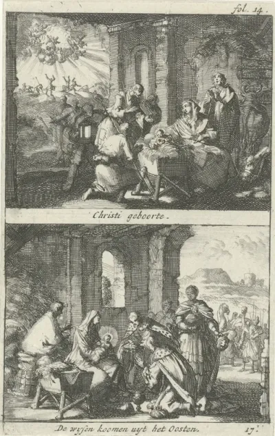 Geboorte van Christus en de aanbidding der koningen