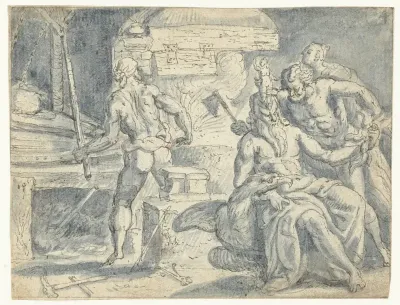 Geboorte van Minerva uit het hoofd van Jupiter