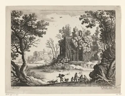 Gebouw aan een rivier