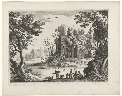 Gebouw aan een rivier
