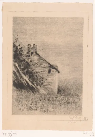 Gebouw in een landschap