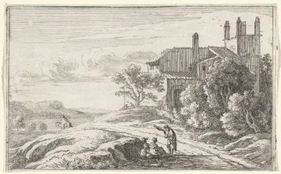 Gebouw met een vierkante toren