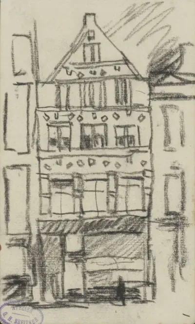 Gebouw met tuitgevel
