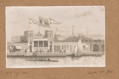Gebouw van de Amsterdamse roeivereniging De Hoop
