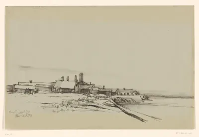 Gebouwen met schoorstenen
