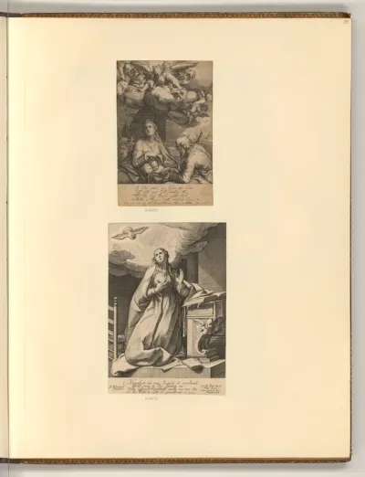 Geburt Christi; Verkündigung an Maria