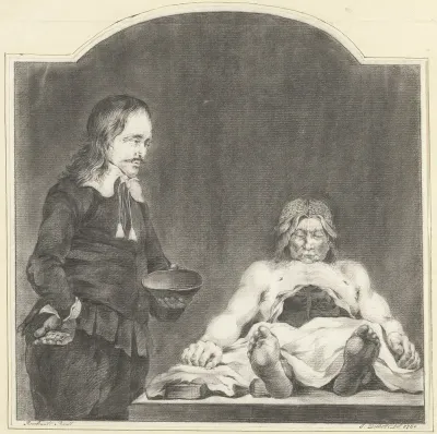 Gedeelte van de Anatomische les van Dr. Deyman