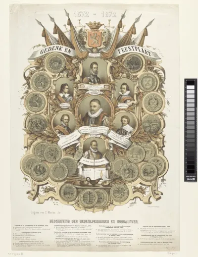 Gedenk en Feestplaat 1572-1872