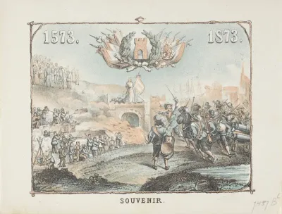Gedenkprent bevrijding van Alkmaar 1573-1873