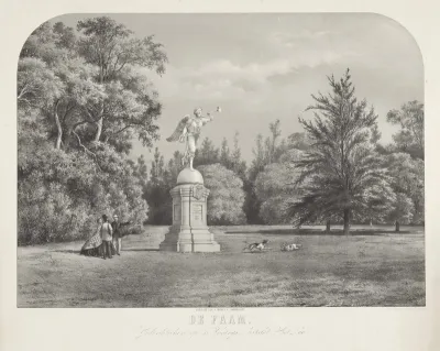 Gedenkteken in de tuin van Paleis Het Loo