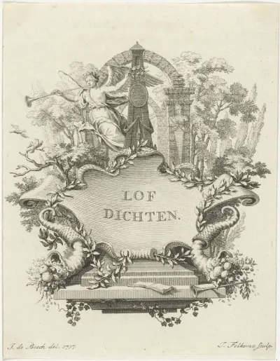 Gedenkzuil met cartouche
