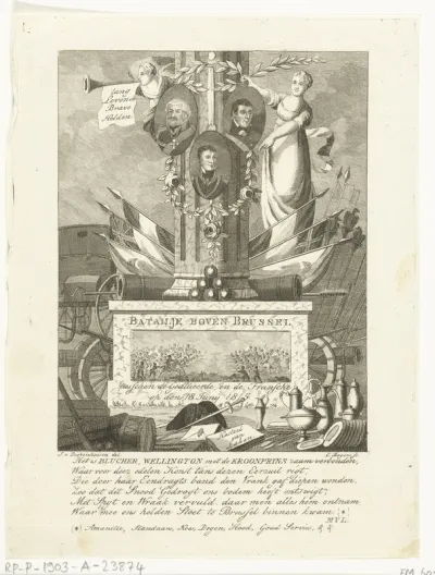 Gedenkzuil voor de Slag bij Waterloo