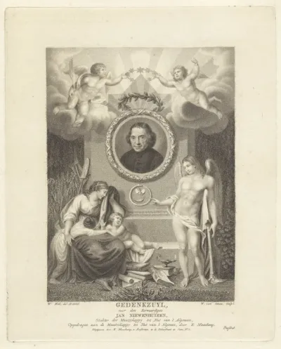 Gedenkzuil voor Jan Nieuwenhuyzen