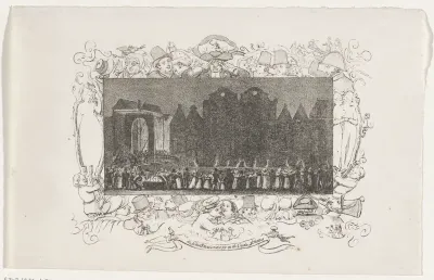 Geesten op de Oudeschans te Amsterdam, 1833